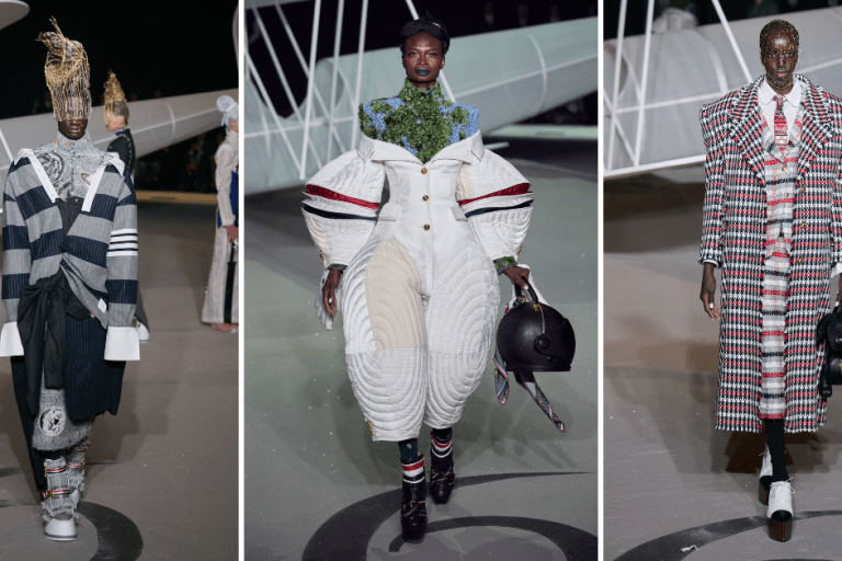 Thom Browne Returns to NYFW with Futuristic and Innovative Silhouettes