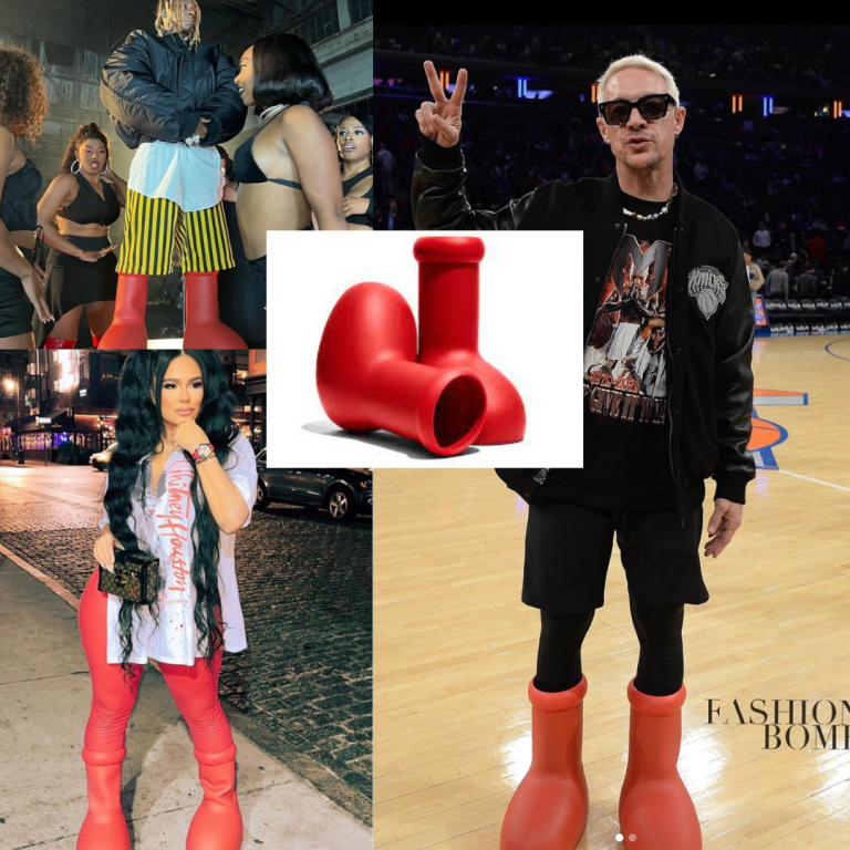 Currently Trending: Mschf Red “Cartoon” Boots as Worn by Lil Wayne, Emily B, Coi Leray & More!