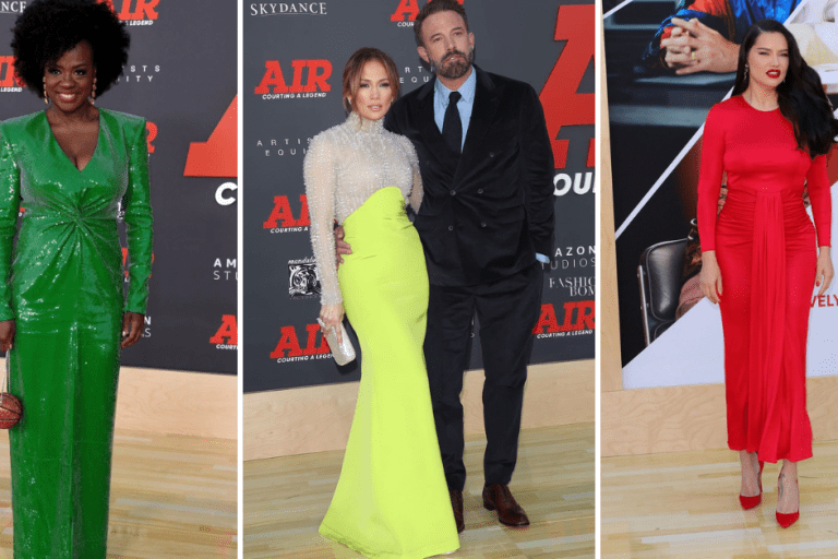 On the Scene at the Los Angeles Air Premiere with Jennifer Lopez in Antonio Grimaldi, Viola Davis in Roland Mouret, Tiffany Haddish in Stevie Edwards and More