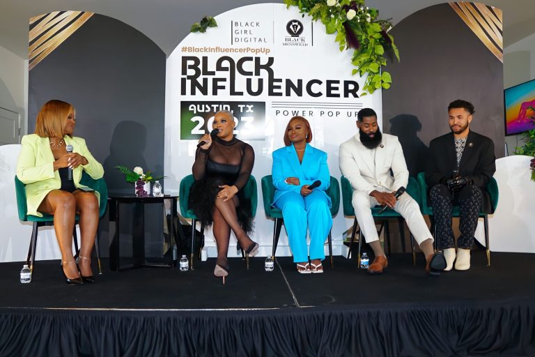 Claire Sulmers Wears Monochromatic Looks by wearNIKI to the Black Excellence Brunch and the Black Influencer Pop Up