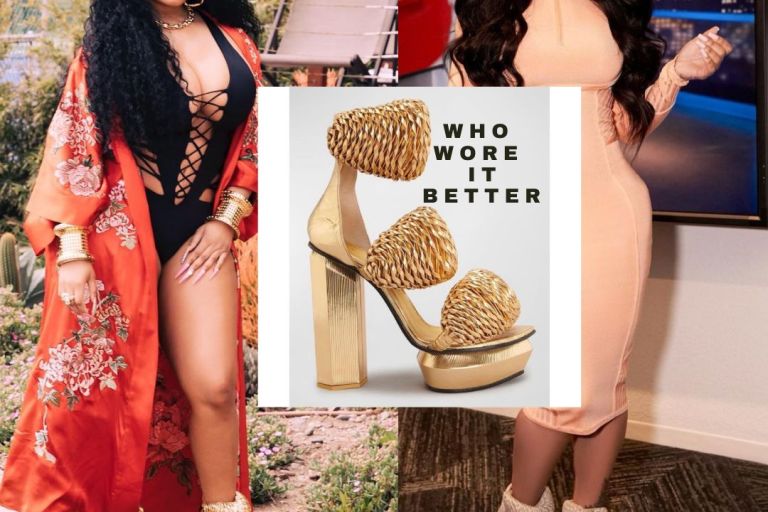 Who Wore It Better? Blac Chyna vs. Nicki Minaj in Balmain Platform Sandals