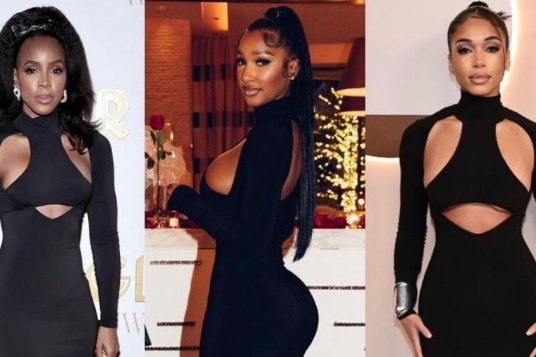 Celebs Love: Kelly Rowland, Lori Harvey and Bernice Burgos Spotted in LaQuan Smith Design