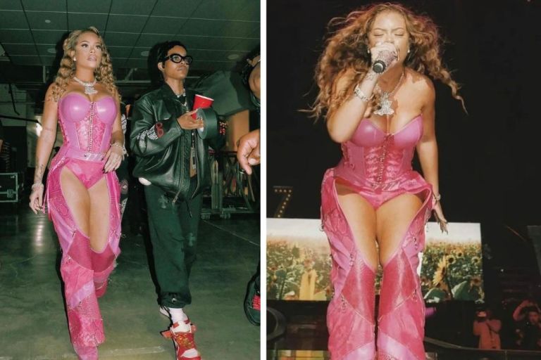 Latto Performed in a Custom House of JMC Cowgirl Look During Her Performance at The Special Tour