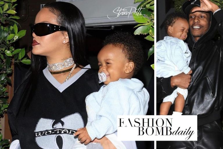 Fashion Bomb Couple: Rihanna Wears Vintage Wu-Tang Jersey for  Dinner with A$AP Rocky and Their Baby Boy in LA