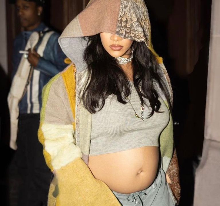 Rihanna Takes on Paris in a Vintage Fendi Coat by Karl Lagerfeld and a Gucci Bag While on Romantic Dinner With A$AP Rocky