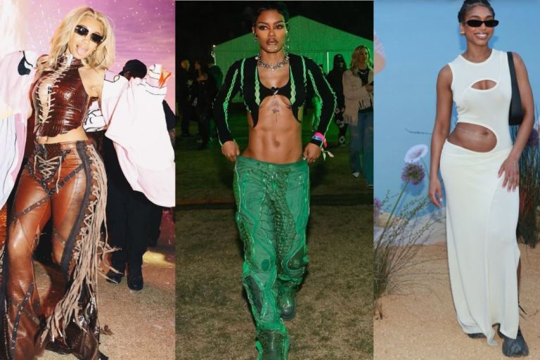 Coachella Looks: Saweetie in Poster Girl, Teyana Taylor in Ambush, Lori Harvey in Aya Muse & More