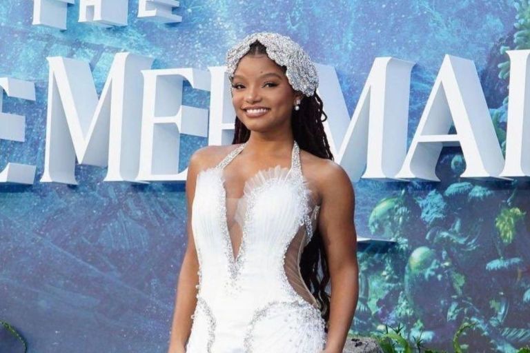 Halle Bailey Shines Bright in a Miss Sohee gown at the Little Mermaid Premiere in London  & More