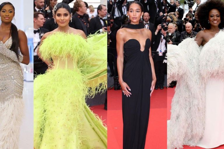 On the Scene at the Cannes Film Festival: Coco Jones in Naeem Khan, Viola Davis in Valentino, Farhana Bodi in Atelier Zuhra & More