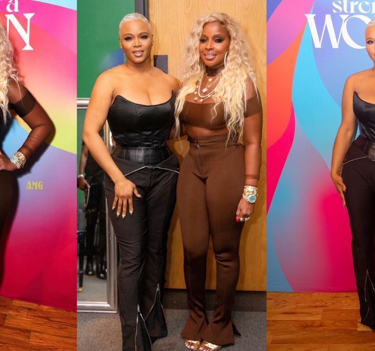 Strength of a Woman 2023 Festival: Mary J. Blige Kicks Off her Festival in Mugler with CEO Claire Sulmers in Manière De Voir