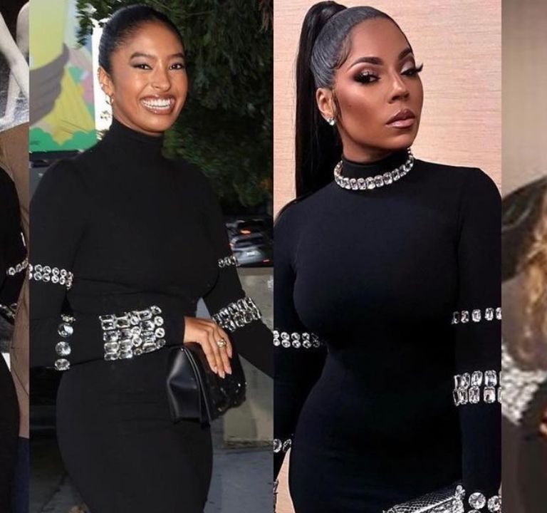 Celebs Love: Kris Jenner, Natalia Bryant, Ashanti and PreMadonna  Stepped Out in Dolce & Gabbana X Kim Kardashian Bejeweled Dress
