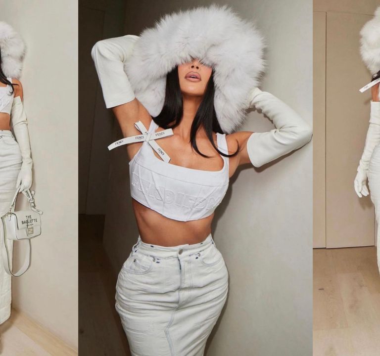 Kim Kardashian Posed in Fendi X Marc Jacobs RE23 Capsule Collection Inspired by the ‘Gilded Age’
