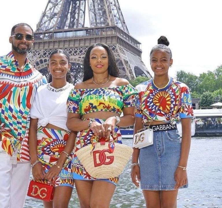 Fashion Bomb Family: The Rodriguez Family Wore Full Dolce & Gabbana Looks in Paris, France