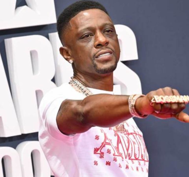 Boosie Badazz Hits the BET Awards in a $490 Amiri Logo Tee