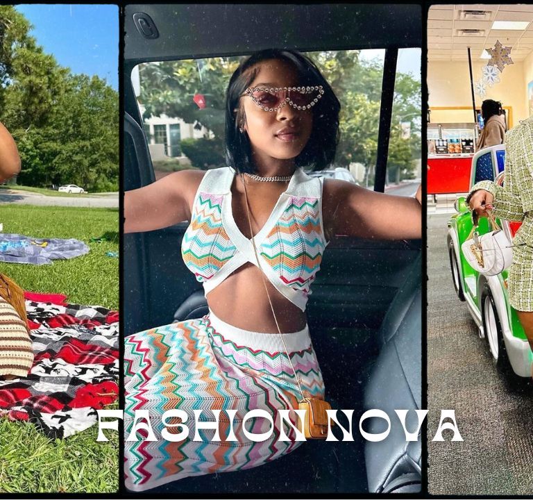 Reginae Carter Wore Structural Knit and Tweed Looks from Fashion Nova While Out on the Town