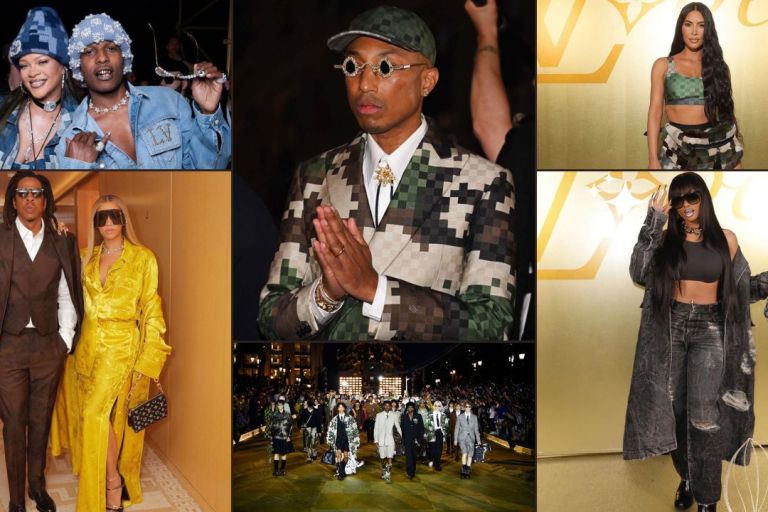 On the Scene at Pharrell Wiliams Louis Vuitton Spring ’24 Collection Debut in Paris: Beyonce & Jay-Z, Rihanna & ASAP Rocky, Kim Kardashian, Zendaya & More