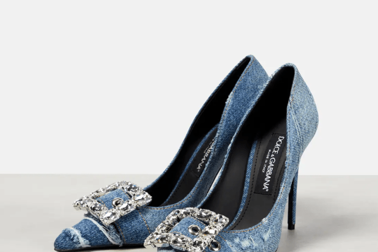 Bomb Accessories of the Day: Dolce & Gabbana’s $1,377 Patchwork Denim Pumps