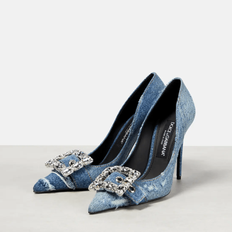 Bomb Accessories of the Day: Dolce & Gabbana’s $1,377 Patchwork Denim Pumps