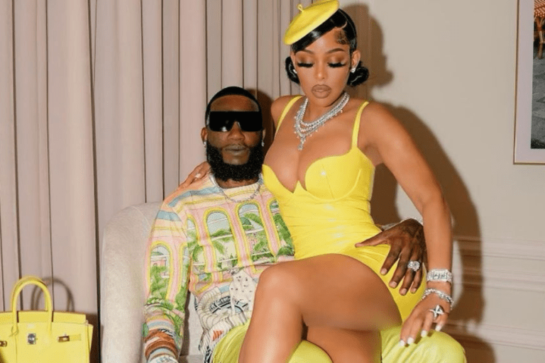 Gucci Mane and Keyshia Ka’oir Show Off Their Couple Style in Yellow Latex and Leather Looks