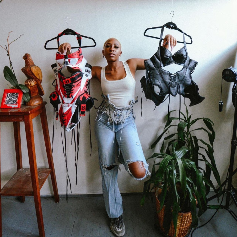 Fashion Bomb Designer 101: ‘FriskMeGood’ Designer Cierra Boyd is Taking On Sustainable Fashion With Her Upcycled Designs