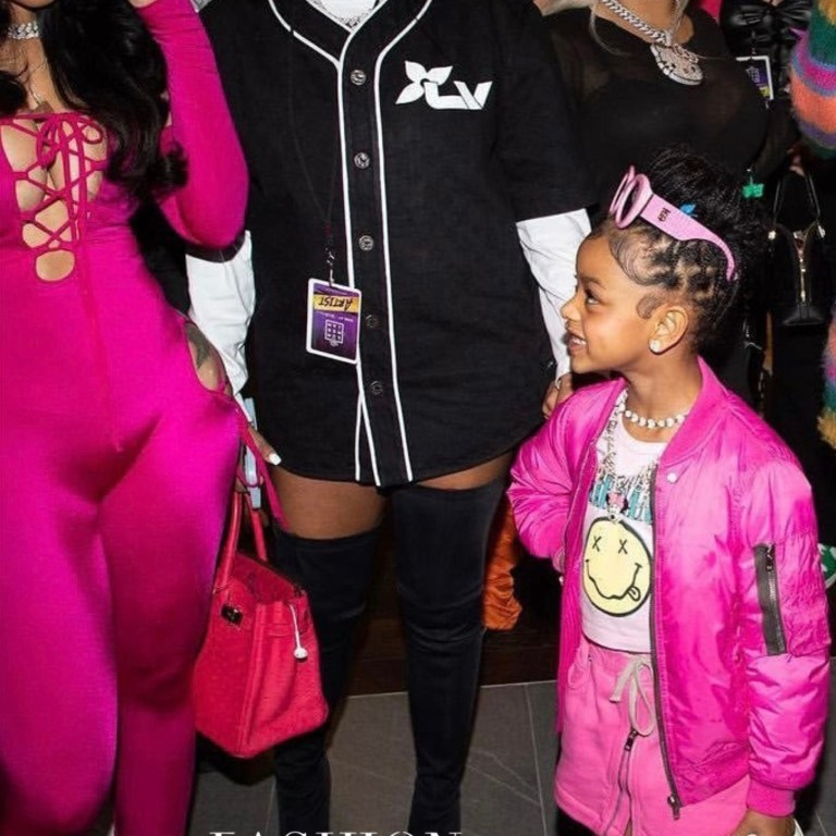 Kulture Kiari Was Pretty in Pink Wearing Rick Owens, Burberry and More