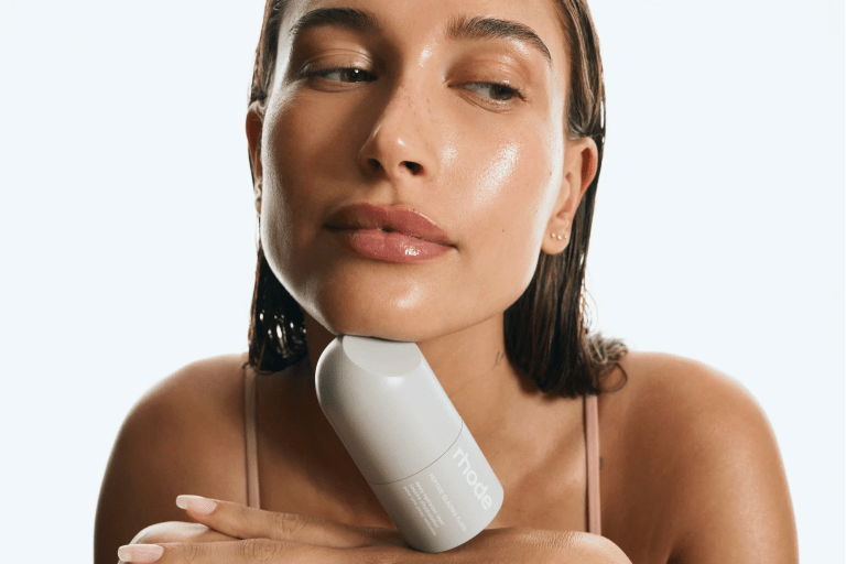 Hailey Bieber’s Rhode Skin “Glazing Milk” Essence Toner is a Skin-Care Must-Have For Glazing Summer Skin