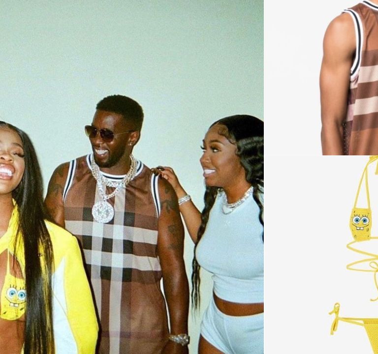 Diddy Wore a Burberry Tank Top and JT gave Spongebob Bikini Vibes on the Music Video Set of ‘Act Bad’