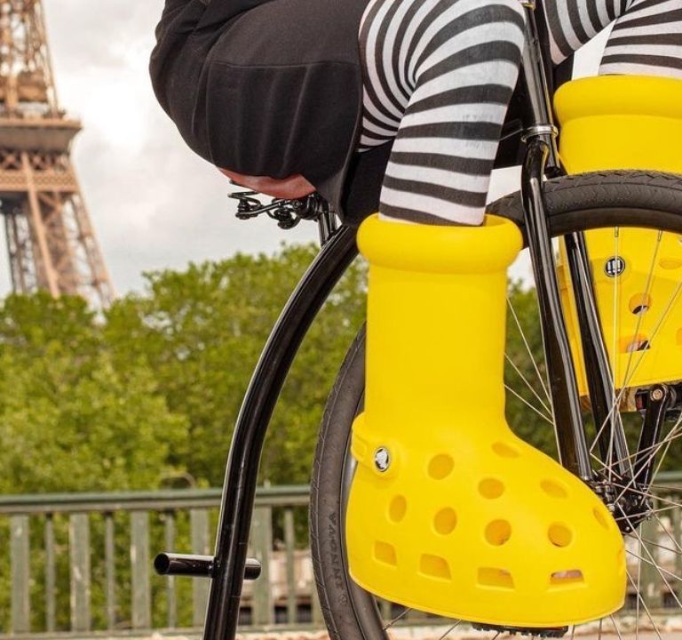 Fashion Bomb Trend Alert: MSCHF Collaborates with Crocs with the Big Yellow Boot for Summer SZN