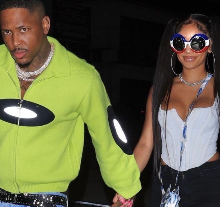 Fashion Bomb Couple: Saweetie Wore Bomb Accessories including Retro Focus Shades and a $500 Ashley Williams London Mini Star Bag on a Dinner Date with Rapper YG