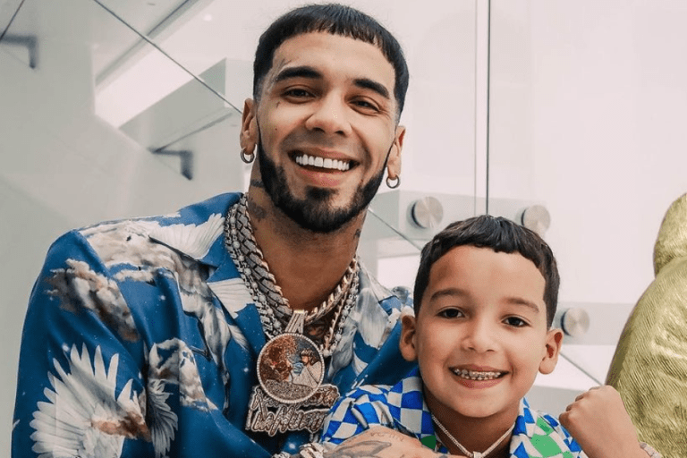 Anuel AA and his son Pablo Spend Father/Son Time in Full Amiri Looks