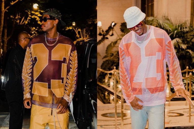 Fashion Bomb Men: Get Jarred Vanderbilt’s Dries Van Noten Mesh Jersey
