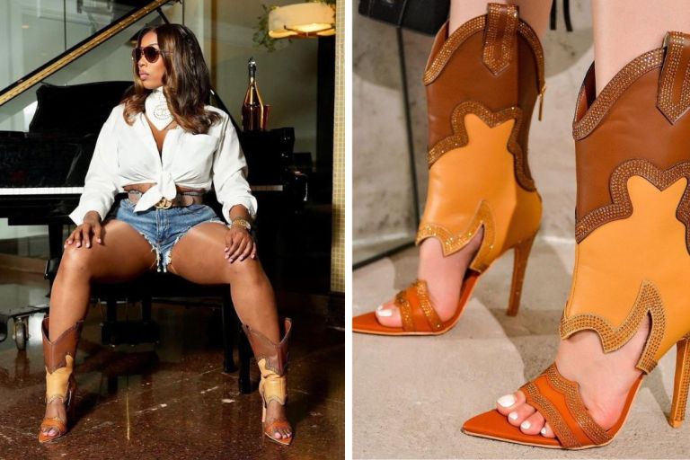 You Ask, We Answer! Rapper Kash Doll Wore Brown $90 Cape Robbin Boots to Beyoncé’s Renaissance Concert in New Jersey