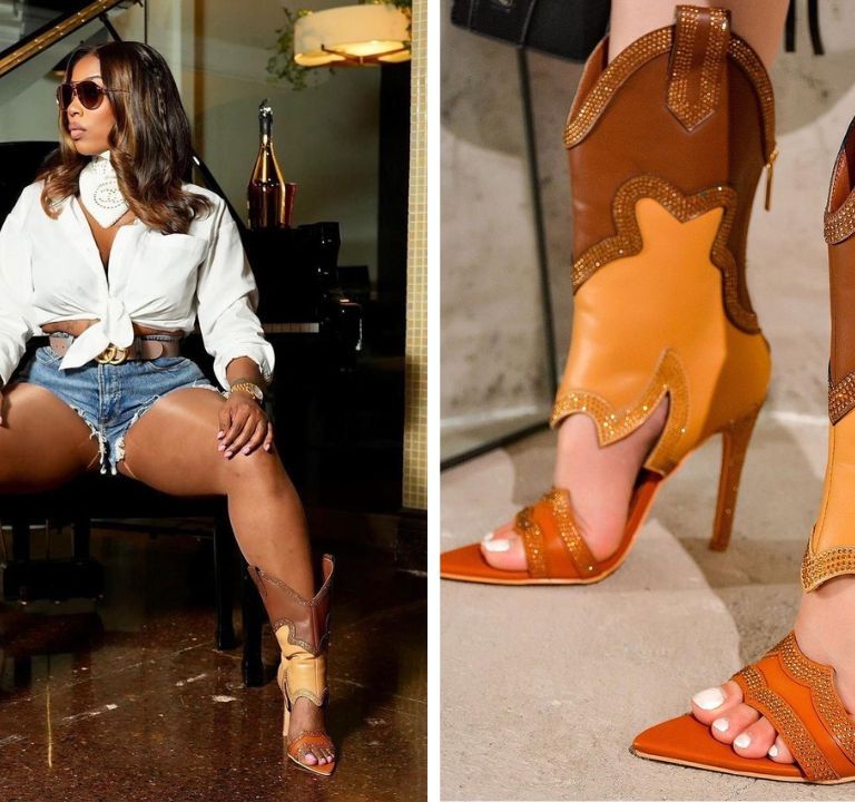 You Ask, We Answer! Rapper Kash Doll Wore Brown $90 Cape Robbin Boots to Beyoncé’s Renaissance Concert in New Jersey