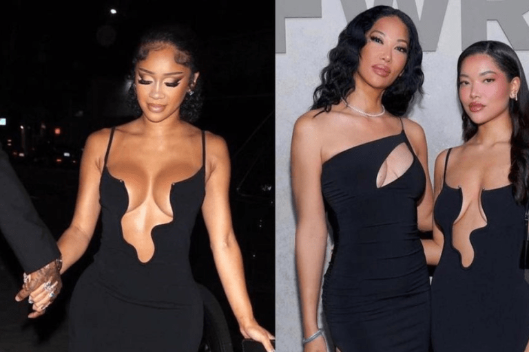 Who Wore It Better? Saweetie vs Ming Lee in a Plunging Christopher Esber Black Dress