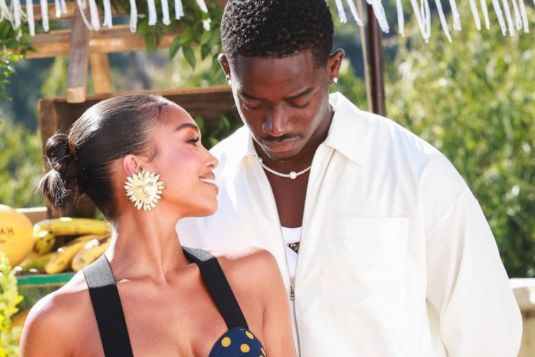Lori Harvey Celebrates Yevrah Swim with Damson Idris, Winnie Harlow, and More in Vintage Polka-Dot Jean Paul Gaultier