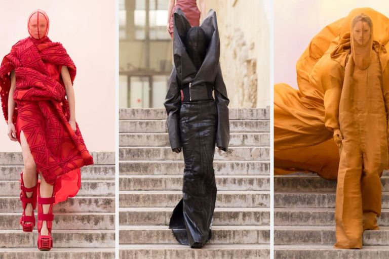 Rick Owens Distinctively Debuts his Dark and Gothic “LIDO” Collection during Paris Fashion Week