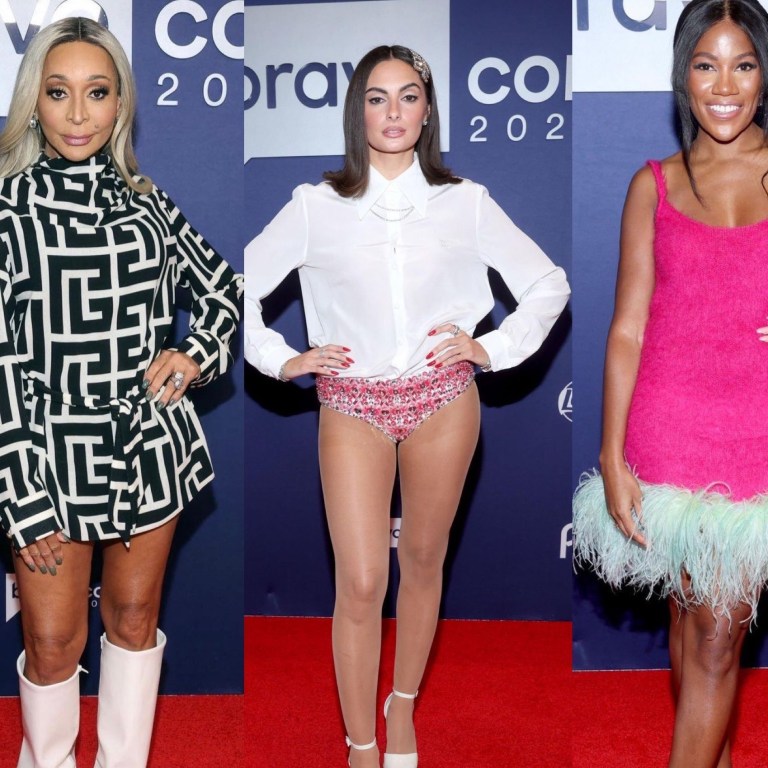 Shop the BravoCon 2023 Looks with Gizelle Bryant in a Brown Leather Delfi Dress, Toya Bush in Pink Magda Butrym, Karen Huger in Printed Balmain and More!