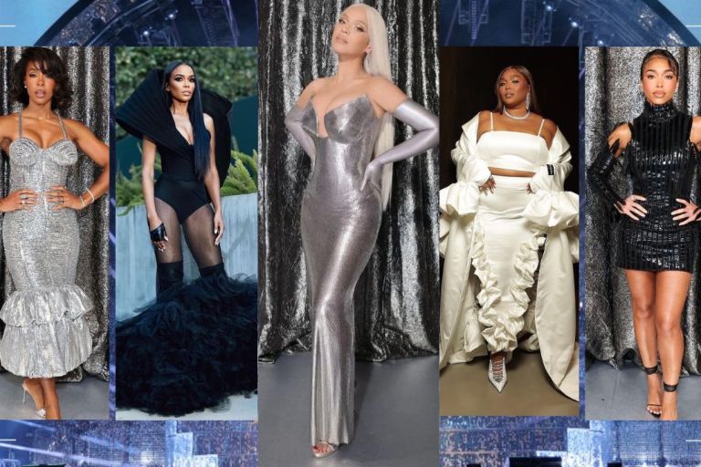 The Renaissance Movie Premiere: Beyoncé Wore a Custom Silver Versace Look, Kelly Rowland in a Metallic Jean Paul Gaultier Haute Couture Gown, Michelle Williams in a Black Bishme Cromartie Look + More Celebs!