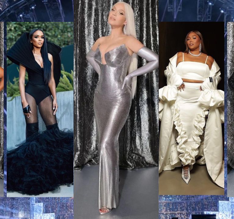The Renaissance Movie Premiere: Beyoncé Wore a Custom Silver Versace Look, Kelly Rowland in a Metallic Jean Paul Gaultier Haute Couture Gown, Michelle Williams in a Black Bishme Cromartie Look + More Celebs!