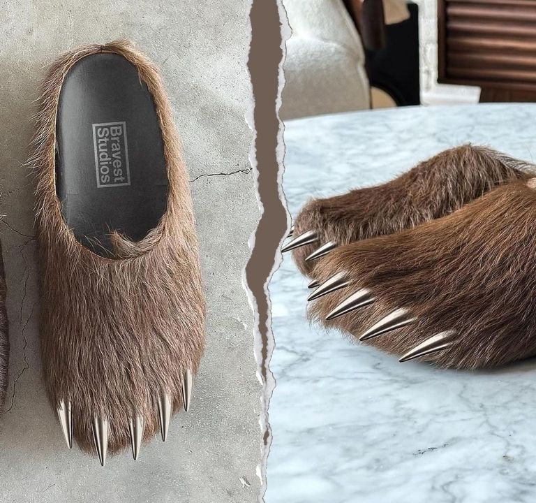 A Fashion Bomb Accessory Moment: ‘Bravest Studios ‘ Released Their Latest Bear Claw Mule With Metallic Claws