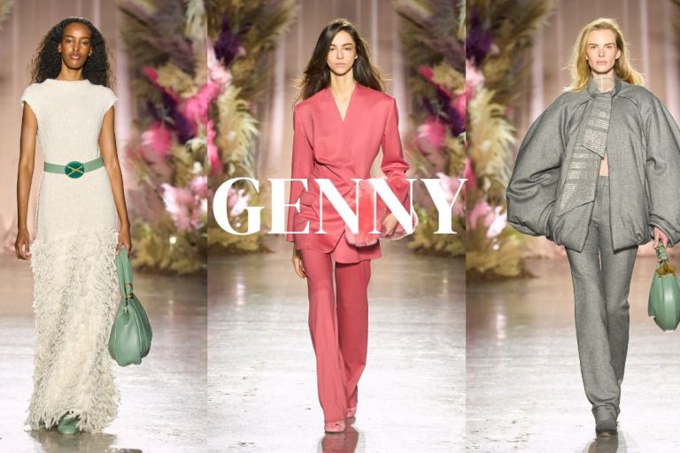 Milan Fashion Week: Genny Reveals their ‘Dreamscape’ Fall Winter 24/25 Collection With Luxurious Fabrics and Romantic Tones