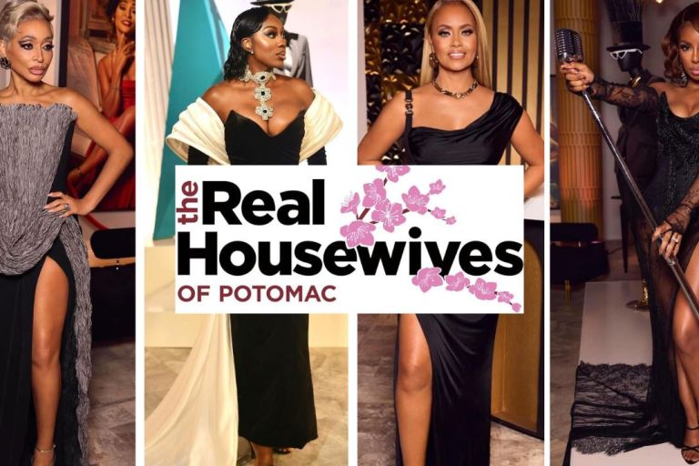 A First Look at The Real Housewives of Potomac Season 8 Reunion Looks is Here: Karen Huger in Maticevski, Wendy Osefo in Ann Usman, Gizelle Bryant in Versace, Candiace Dillard Bassett in Katya Suzdaleva & More!