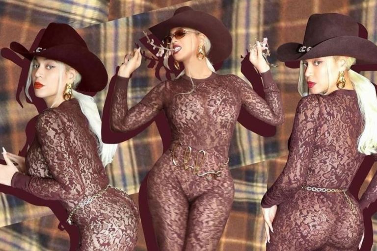 Beyoncé Promoted her ‘Cowboy Carter’ album in a Full Brown and Nude Chloe Fall/Winter ’24 Look