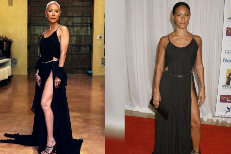 Jada Pinkett Smith Stunned in a Black Archive Alaïa Dress Formerly Worn by the Star in 2004