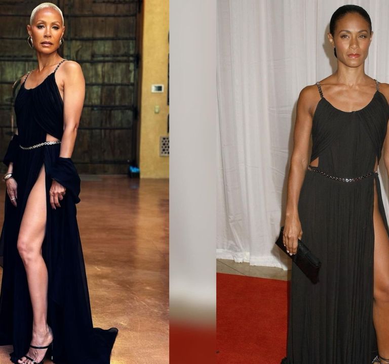 Jada Pinkett Smith Stunned in a Black Archive Alaïa Dress Formerly Worn by the Star in 2004