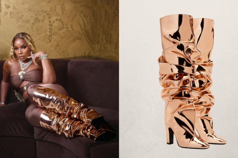Mary J Blige Debuted her Giuseppe Zanotti Boot Collaboration at her Strength of a Woman Festival & Summit (Boots Sell Out in One Day)