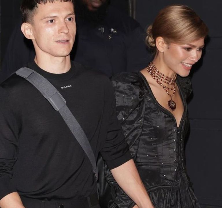 Zendaya Stepped Out with Beau Tom Holland in a Vivienne Westwood SS23 RTW look a Romeo and Juliet Press Event