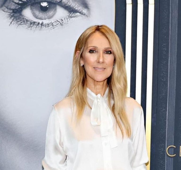 Celine Dion Wore an All White Monochromatic look to her ‘I Am: Celine Dion’ Premiere