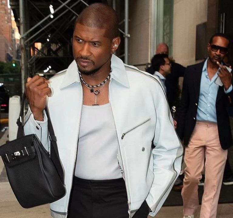 Fashion Bomb Men: Usher Wore a Full Hermes Look to the Brand’s Women’s Fall 2024 Runway Show