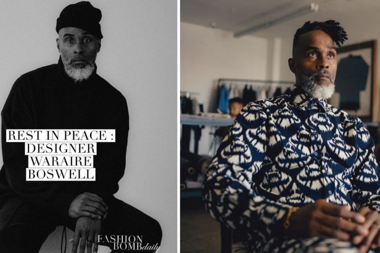 Bespoke Designer Waraire Boswell Passes Away at 48 Leaving His Mark on the Fashion Industry at Large