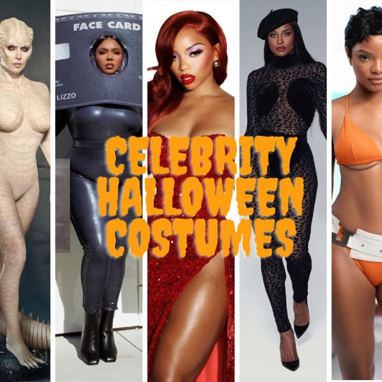 Celebrity Halloween Costumes 2024: Kim Kardashian  Becomes an Albino Alligator,  Lizzo’s Face Card Doesn’t Decline , & Chloe Bailey Turns into Jessica Rabbit + More!